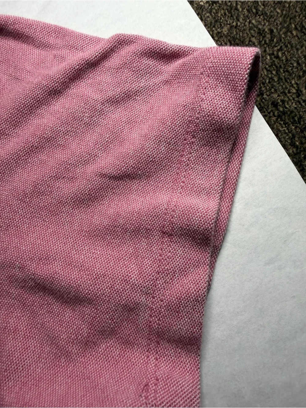 Banana Republic Men's Heathered Rose Polo